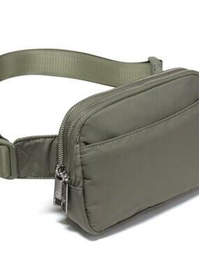🆕 Pander Everywhere Belt Bag for Women, 5 Zipper Pockets RPET Polyester